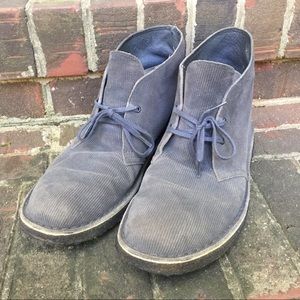 Clarks Originals - Gray Corduroy Chukka Boots